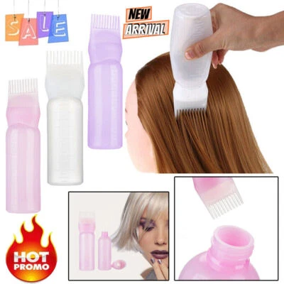 4PCS Root Comb Applicator Bottle Brush With Graduated Scale Hair Coloring Dye - image 1 of 4