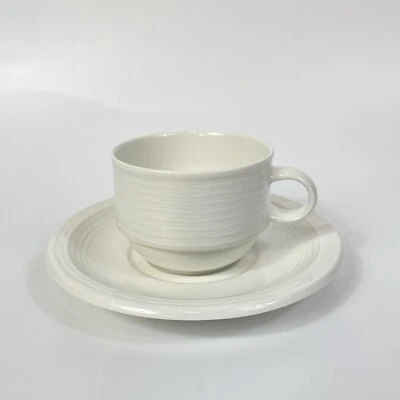 Villeroy & Boch Sedona Función 7,5 oz. Taza apilable de porcelana blanca Foto 1 de 4