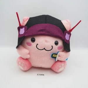 Maruneko Club Cat C1006 Pink Plush Samurai 6" Stuffed Toy Doll Sk Japan - Picture 1 of 7