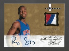 2007-08 Panini Hot Prospects Rodney Stuckey Rookie Patch Auto #106/399