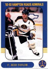 1992-93 Hampton Roads Admirals #19 Rod Taylor