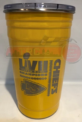 Kansas City Chiefs Super Bowl LVII Champions 22oz Tailgate Tumbler Cover