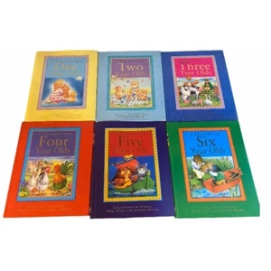 A Treasury of Stories for 1 2 3 4 5 6 Years Old Parragon Nursery Rhymes HB Lot - Foto 1 di 2
