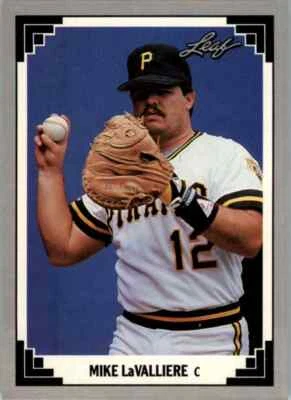 1991 Leaf Mike LaValliere #15 - Image 1 of 2