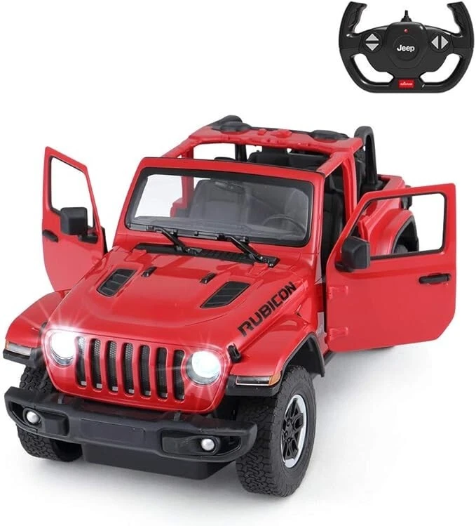 1:14 Jeep Wrangler Rubicon Off-Road Remote-Control Car 2.4 Hz Suspension System - Image 1 of 4