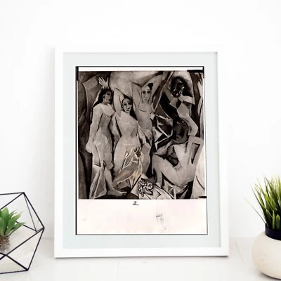 Vintage original photograph of 'Les Demoiselles D'Avignon'  by Picasso (OOAK) - Image 1 of 3