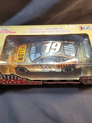 1998 Racing Champions 1:24 24K GOLD Limited Edition #19 Yellow Wood Tony Raines - Image 1 of 4