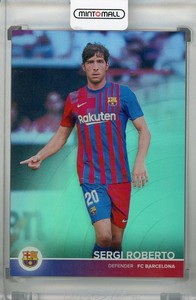2021-22 Topps Fc Barcelona Team Set Sergi Roberto Players Base Aqua 02/40
