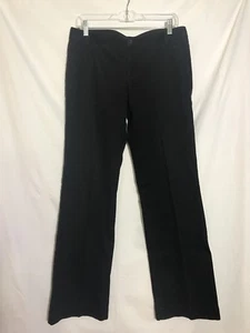 Men's BANANA REPUBLIC Black Cotton Stretch Dress Pants Size 8 #BK1 - Picture 1 of 5