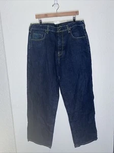 Size 40 Multi Colored 2000s Baggy Evisu Looking RMC embroidered Jeans - Picture 1 of 11
