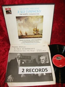 1968 UK NM 2 LP SLS 780 STEREO Vaughan Williams*, Sir Adrian Boult – A Sea Symph - Picture 1 of 1