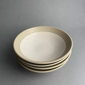 SECONDS see photos DENBY INTRO-STRIPES-SAND SET OF 4 CEREAL/SOUP/DESSERT BOWLS - Picture 1 of 10