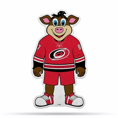 Carolina Hurricanes 18"x18" Mascot Felt Pennant [NEW] NHL Sign Banner Wall Cave Cover