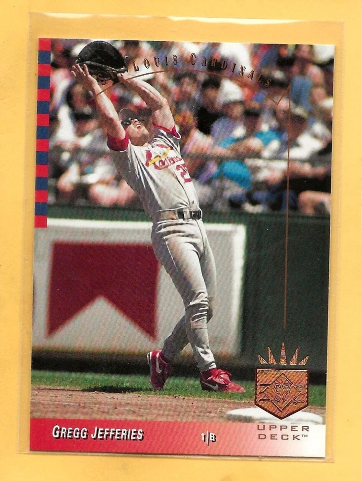 GREGG JEFFERIES - 1993 Upper Deck SP - #75 - Cardinals - Comb. Shipping - Image 1 of 1
