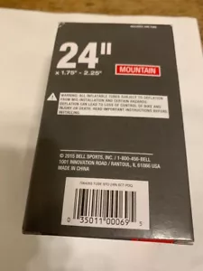 24INCH MOUNTAIN Standard Replacement Bicycle Inner Tube 24” x 1.75"-2.25” - Picture 1 of 6