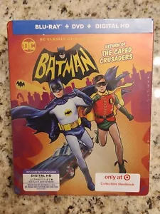 DC Comics Batman: Return of the Caped Crusaders STEELBOOK (Blu-ray, USA, Target) - Foto 1 di 10