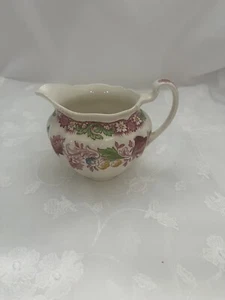 Antique Johnson Bros WINCHESTER Creamer Pink Transferware - Picture 1 of 9