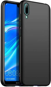 Pour HuaWei Y6 2019 Housse de Protection Mate Légère Ultra Mince Noir - Photo 1 sur 1