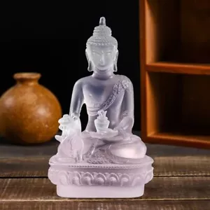Zen Ornaments Resin Buddha Crafts Pharmacist Buddhist Sculpture Collectibles - Picture 1 of 19