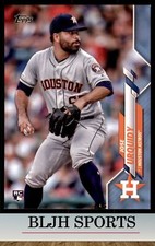 2020  Topps #310 Jose Urquidy  /50 Houston Astros Father's Day Blue