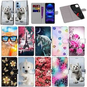 For Xiaomi Redmi Note 12 11 10 10S 11T Patterns Leather Wallet Stand Case Cover