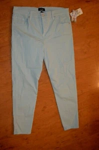 NEW $118 KAREN KANE Catalina Zuma Crop jeans pants size 14 cotton/poly/spandex - Picture 1 of 4