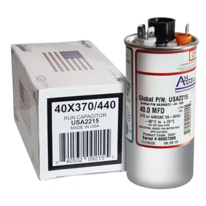 USA2215 40.0 MFD 370 or 440VAC 50-60 HZ # VA2000/37-44-406 - Picture 1 of 3