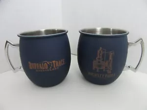 Set 2 Buffalo Trace Wheatly Vodka Craft Distillery Moscow Mule Mug Handle 18 Oz - Picture 1 of 3