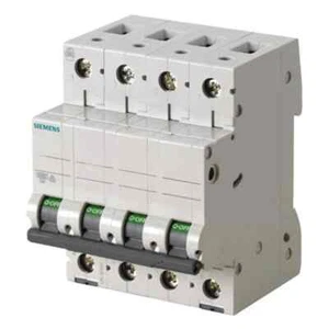 SIEMENS - INTERRUTTORE MAGNOTERMICO 400V 6kA A 4 POLI C 20A - Foto 1 di 1