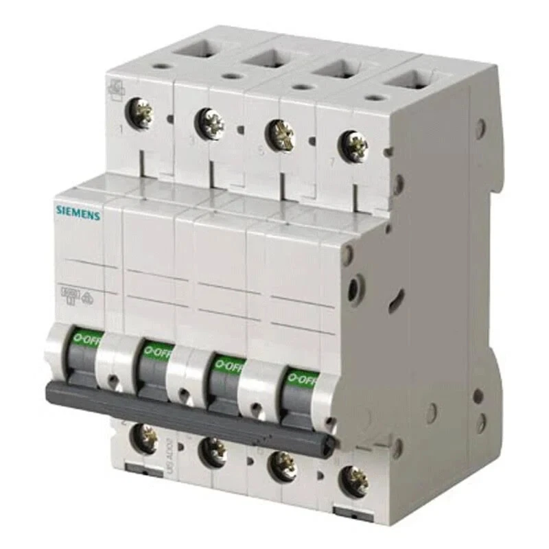 SIEMENS - INTERRUTTORE MAGNOTERMICO 400V 6kA A 4 POLI C 20A - Immagine 1 di 1