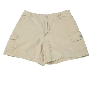 Gap Damen Shorts khaki Größe 14 100 % Baumwolle Taschen Knopf Reißverschluss - Bild 1 von 12