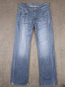 American Eagle Low-Rise Bootcut Jeans Herren Größe 29x32 (30x31) Mittelblau - Bild 1 von 15