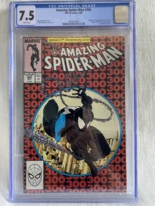 AMAZING SPIDER-MAN #300 1st Venom Marvel Comics 1992 CGC 7.5 - Picture 1 of 3