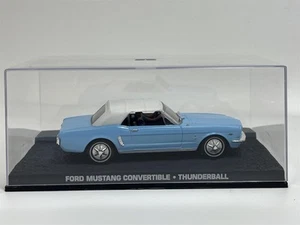 James Bond 007 Thunderball Ford Mustang Convertible 1:43 Eaglemoss TB1 - Picture 1 of 6