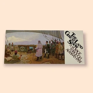 1970s The Great Land Show, A Voyage Through Alaskas Past FoldOut Travel Brochure - Bild 1 von 3