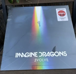 New Imagine Dragons Evolve Exclusive Translucent Green Vinyl LP Record Album - Foto 1 di 4