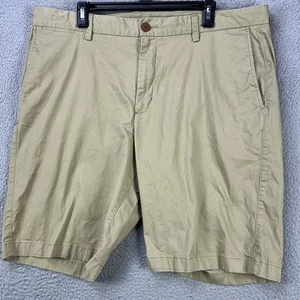 Tommy Bahama Mens Khaki Shorts 40 Beige Flat Front Stretch Pocket Casual Comfort - Picture 1 of 6