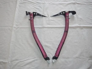 SIMOND NAJA Ice Axes Set of 2, Adze & Hammer 50cm Purple/Black Ice Climbing Tool - Picture 1 of 9