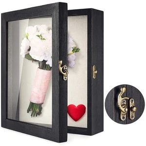 Shadow Box for Flowers 8 x 10 Shadowbox Display Case Picture Frame with Glass... - Picture 1 of 6