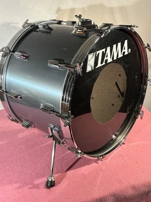 Винтажный басовый барабан 1980-х Tama Imperialstar 16 дюймов x 22 дюйма - оловянный королевский. Mij - Изображение 1 из 4