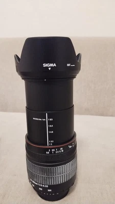 Sigma Zoom 28-300 mm 1:3,5-6,3 Marco hecho en Japón para cámaras Nikon Foto 1 de 4
