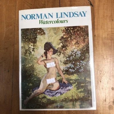 1973 WATERCOLOURS NORMAN LINDSAY with 15 FULL PAGE PLATES FREE EXPR WORLD - Image 1 of 4