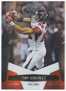 2010 Panini Certified Mirror Red #8 Tony Gonzalez #/250 - Picture 1 of 1