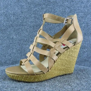 Jessica Simpson Jeyne Mujer Gladiador Sandalia Zapatos Cuero Marrón Talla 11 Mediano - Imagen 1 de 9