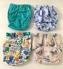 Happyflute Reusable and Washable Eco-Friendly Cloth Nappy Baby Diapers 4pc/set