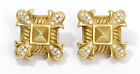 Doris Panos 18K Gold Large Diamond Clip Earrings Item# J369