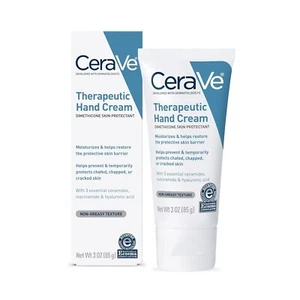 CeraVe Therapeutic Hand Cream for Dry Cracked Hands Unscented - 3oz - Picture 1 of 5