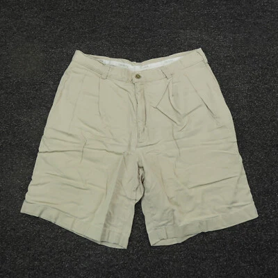 Pantalones Cortos Savane Adulto Talla 32 Beige Chino Plisado Frontal Informales Para Hombre Foto 1 de 4