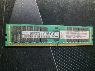 Samsung Lenovo 16GB DDR4-2400 RDIMM 00NV204 46W0829 46W0831 ECC Memory - Image 1 of 4