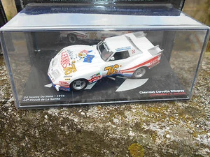 CHEVROLET CORVETTE STINGRAY -44°CIRCUIT DE LA SARTHE-24H LE MANS 1976-SCALA 1\43 - Foto 1 di 1